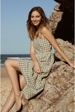 Maggie Gingham Check Dress