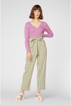 Maggie Gingham Check Pant