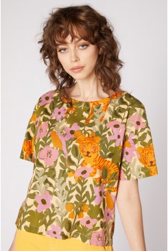 Tiger In The Jungle Top